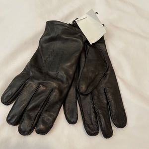 Fownes Touchpoint Leather Gloves Wool/Cashmere